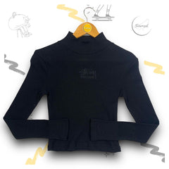 Stüssy Embroidered Spellout Top Mcentre Chest Logo (S)