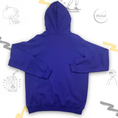 Stüssy Blue Hoodie Spell-out On Hood (XL)
