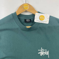 Stüssy Green T-shirt With "Extra Tough Workwear" Graphic