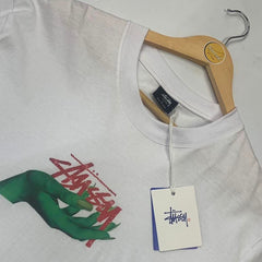 Stüssy T-shirt With Pink And Green Graphic (S)