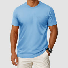 Men's Pocket T-Shirt UPF 50+ Lightweight Summer Crewneck
