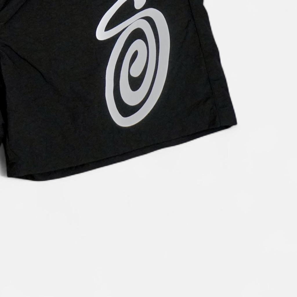 Stüssy Black "S" Shorts