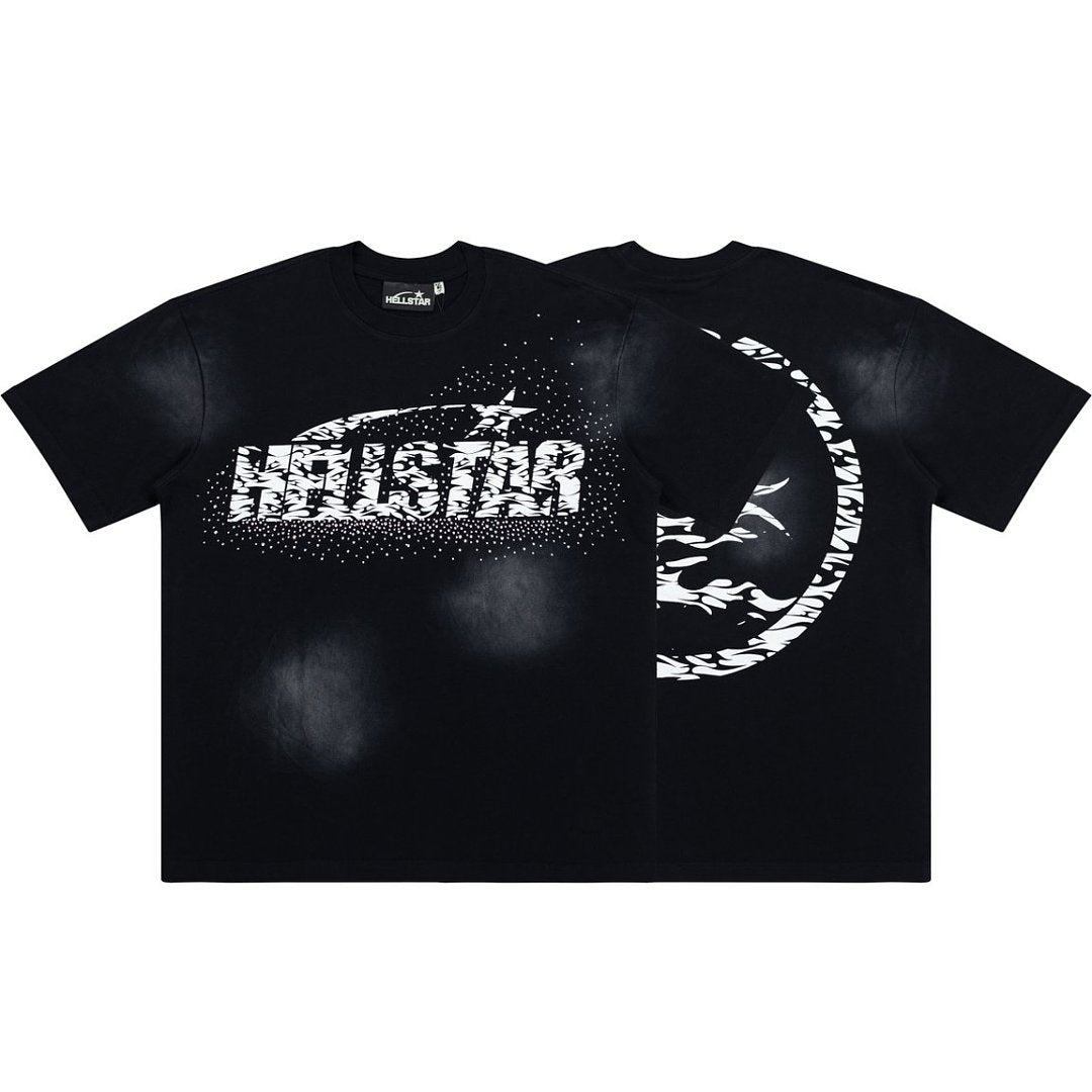 Hellstar Gradient Block Logo Heavyweight Washed T-Shirt