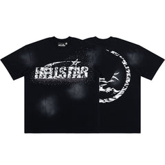 Hellstar Gradient Block Logo Heavyweight Washed T-Shirt