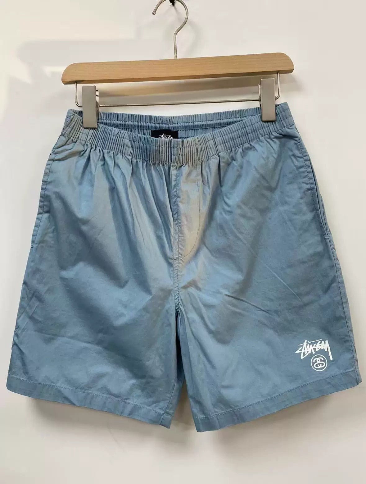 Stussy Everyday Casual Shorts with Double Logo Print