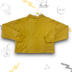 Yellow Stüssy Polo Sweatshirt(XS)