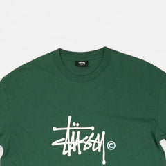 Stüssy Green Front Spellout T-shirt (L)