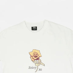 Stüssy White 80’s Rose T-Shirt