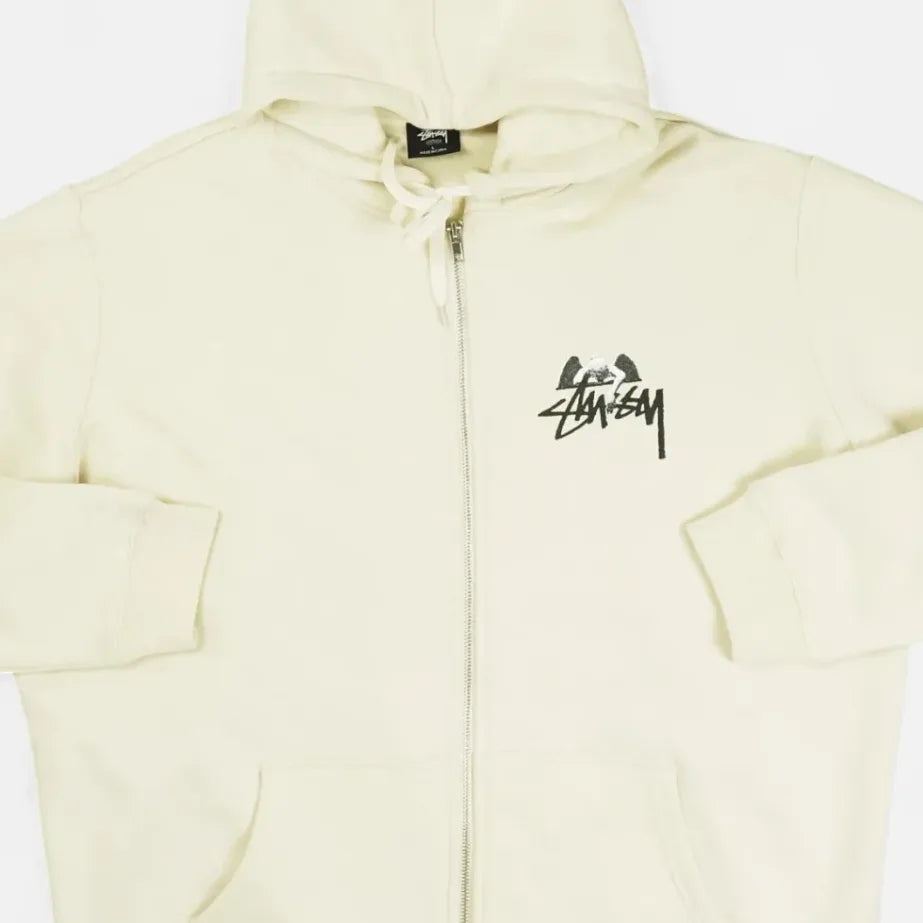 Stüssy Cream Fallen Angel Zippie