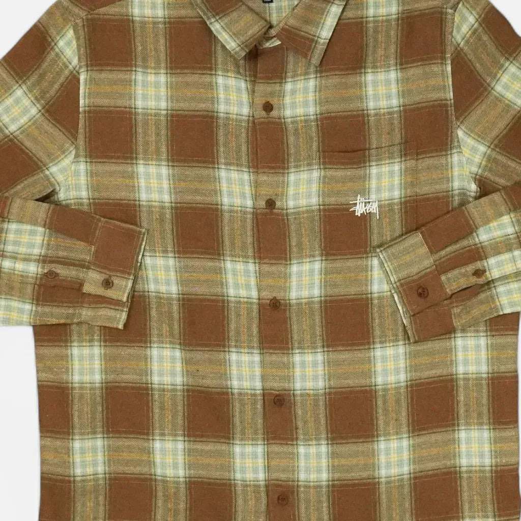 Stüssy Brown Checkered shirt