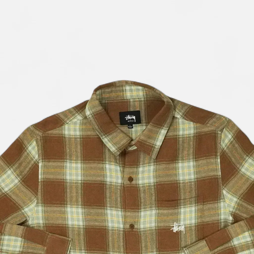 Stüssy Brown Checkered shirt
