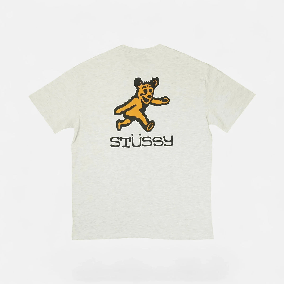 Stüssy Grey Bear Graphic T-Shirt