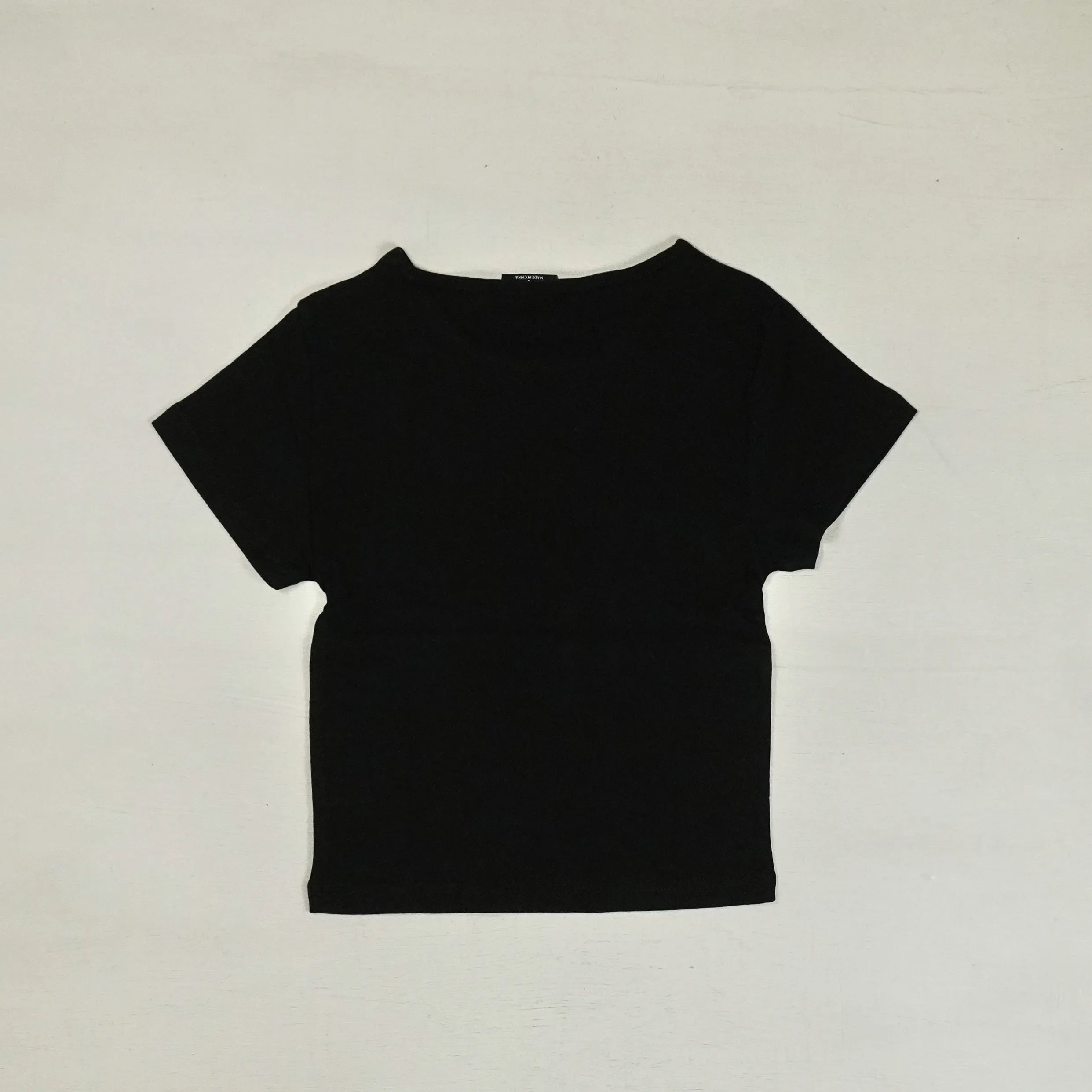 Stüssy Womens Black Flower Print Baby T-shirt