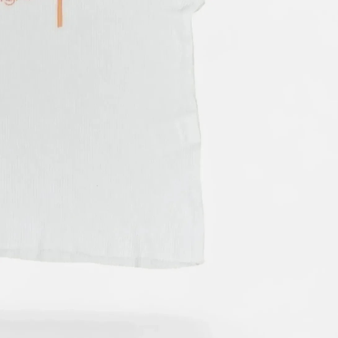 Stüssy Womens White Spellout vest (Uk8)