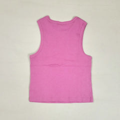 Stüssy Womens Pink Embroidered Spellout Vest (Uk10)