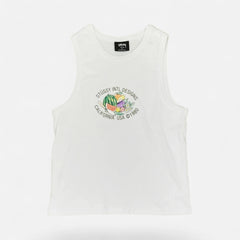 Stüssy Womens White Fruit Bowl Graphic Vest