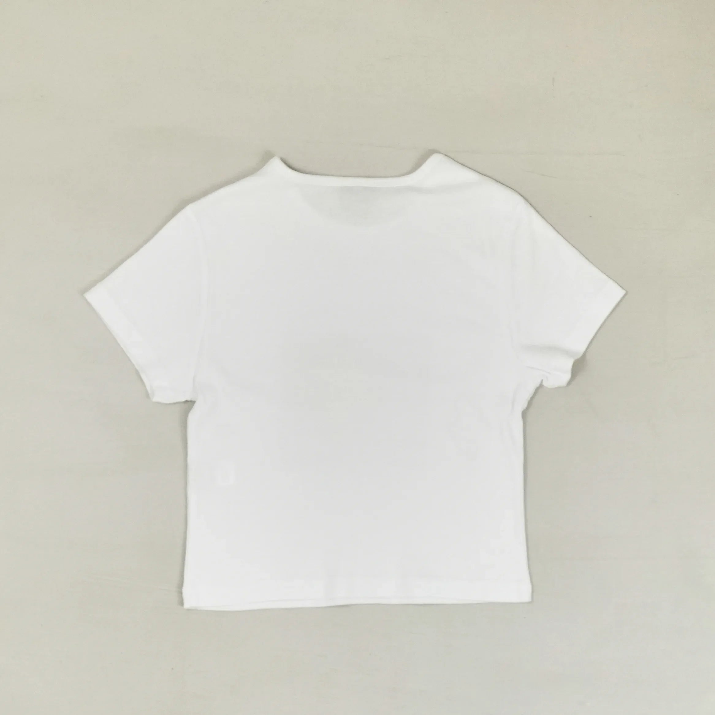 Stüssy Womens White "Love And Peace" Baby T-shirt