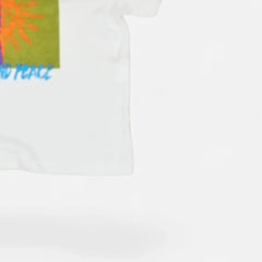 Stüssy Womens White "Love And Peace" Baby T-shirt