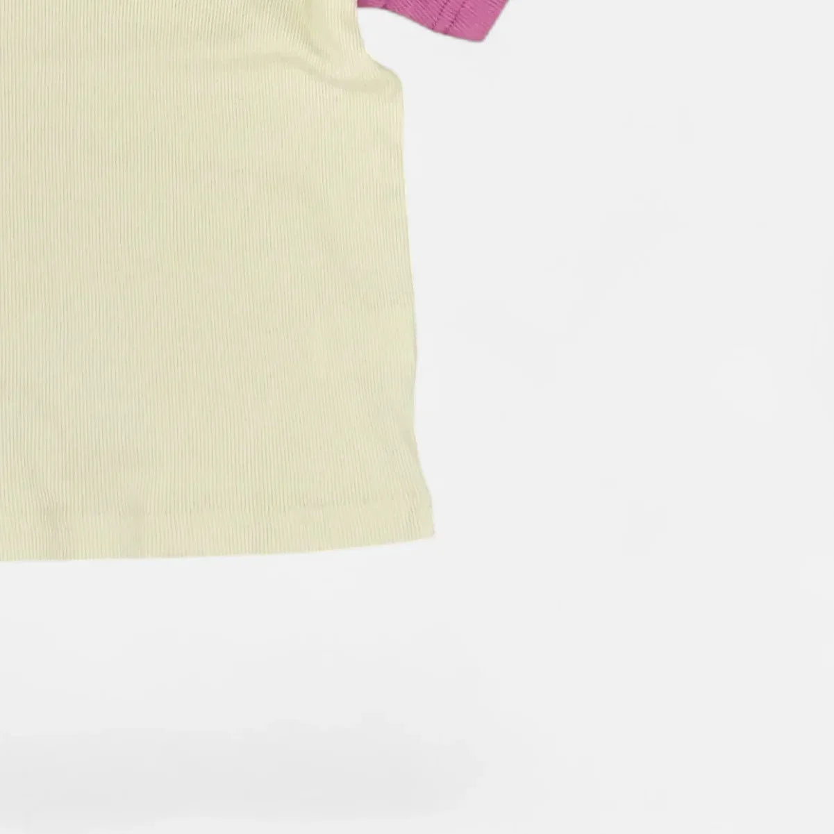 Stüssy Womens Pink and Cream Embroidered Baby T-shirt (Uk12)