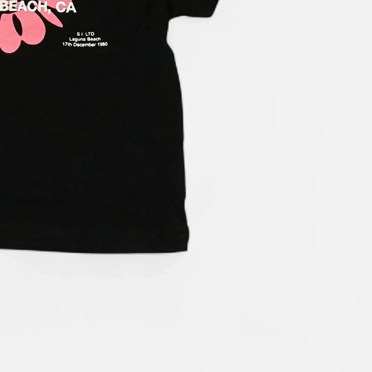 Stüssy Womens Black Pink Flower Graphic Baby T-shirt