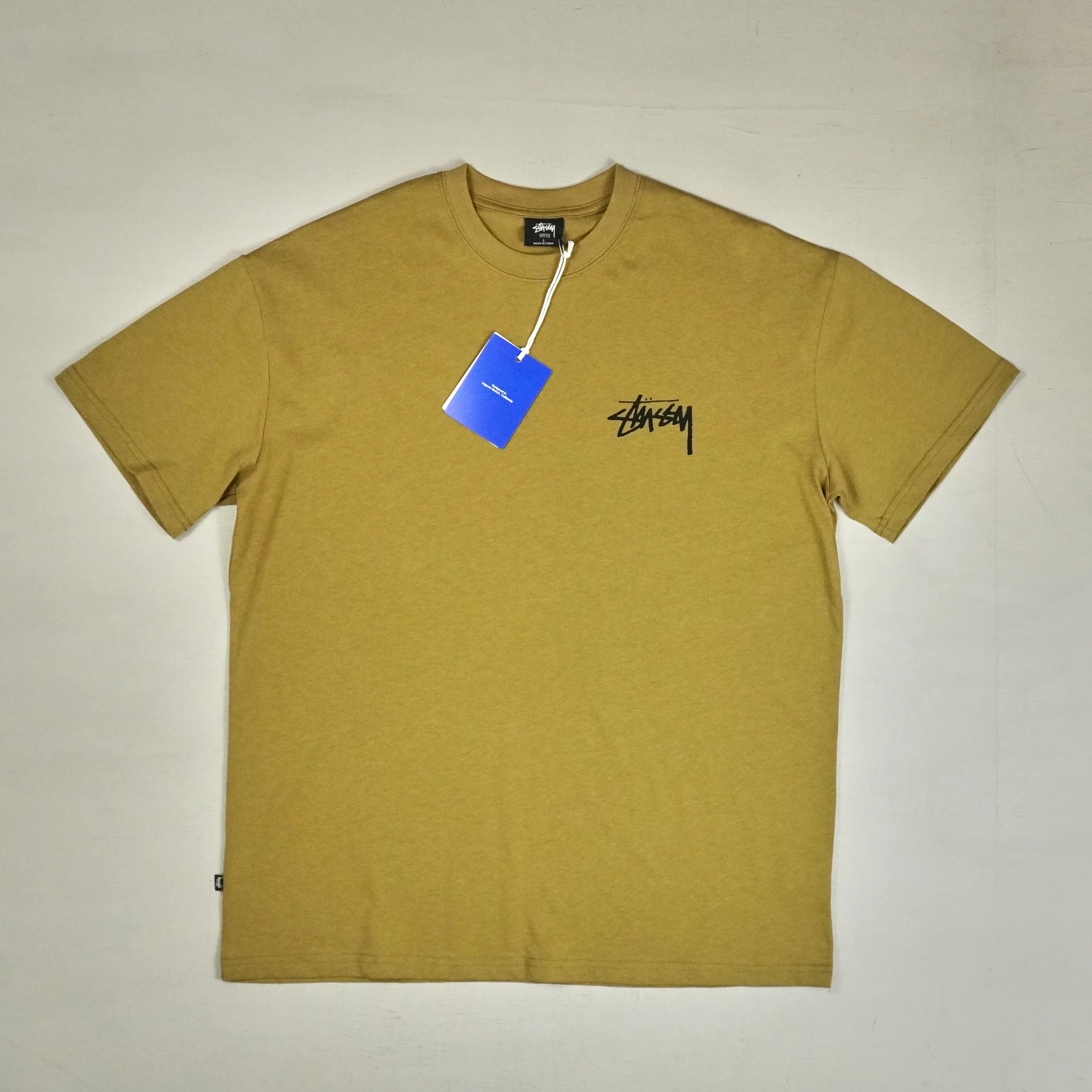 Stüssy Mustard Dice Graphic T-shirt