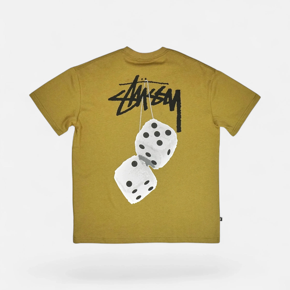 Stüssy Mustard Dice Graphic T-shirt