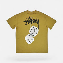 Stüssy Mustard Dice Graphic T-shirt