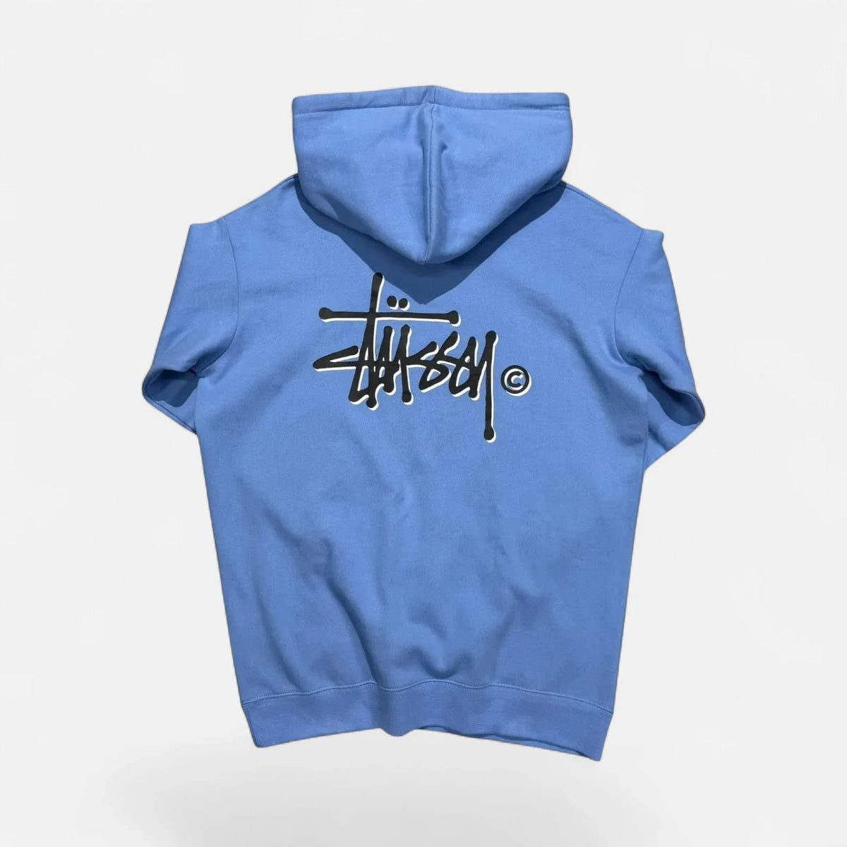 Stüssy Blue Spellout Graphic Hoodie