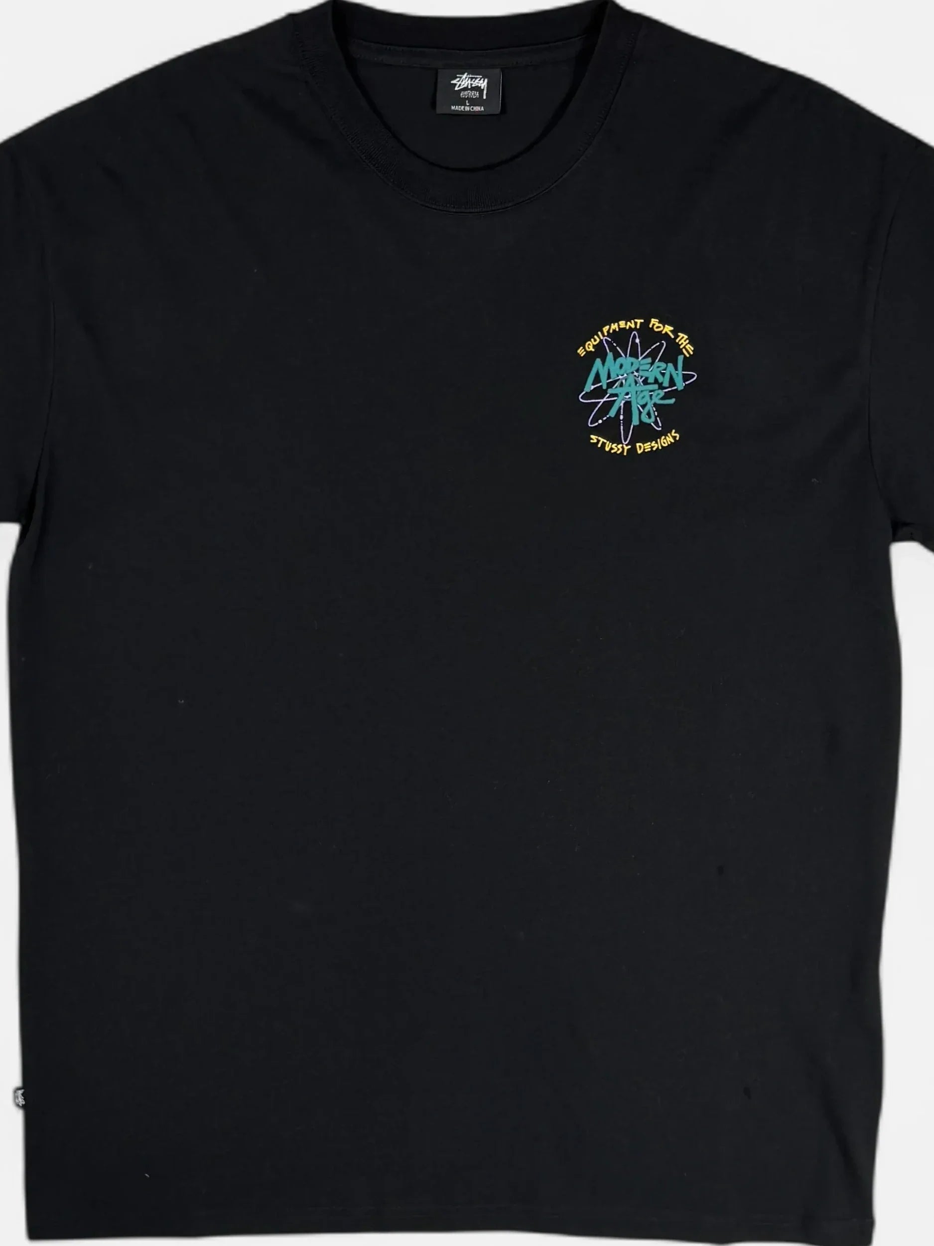 Stüssy Black Modern Age / Stussy Designs T-shirt
