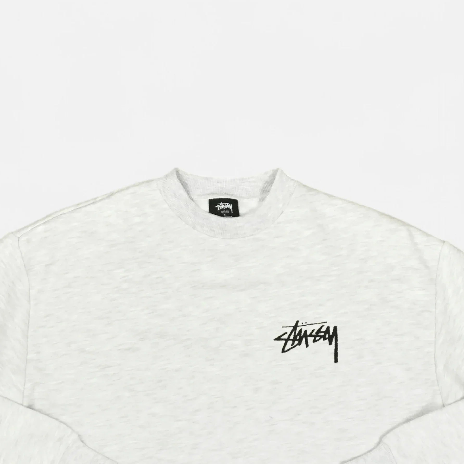 Stüssy Grey Red Dice Crewneck Sweatshirt