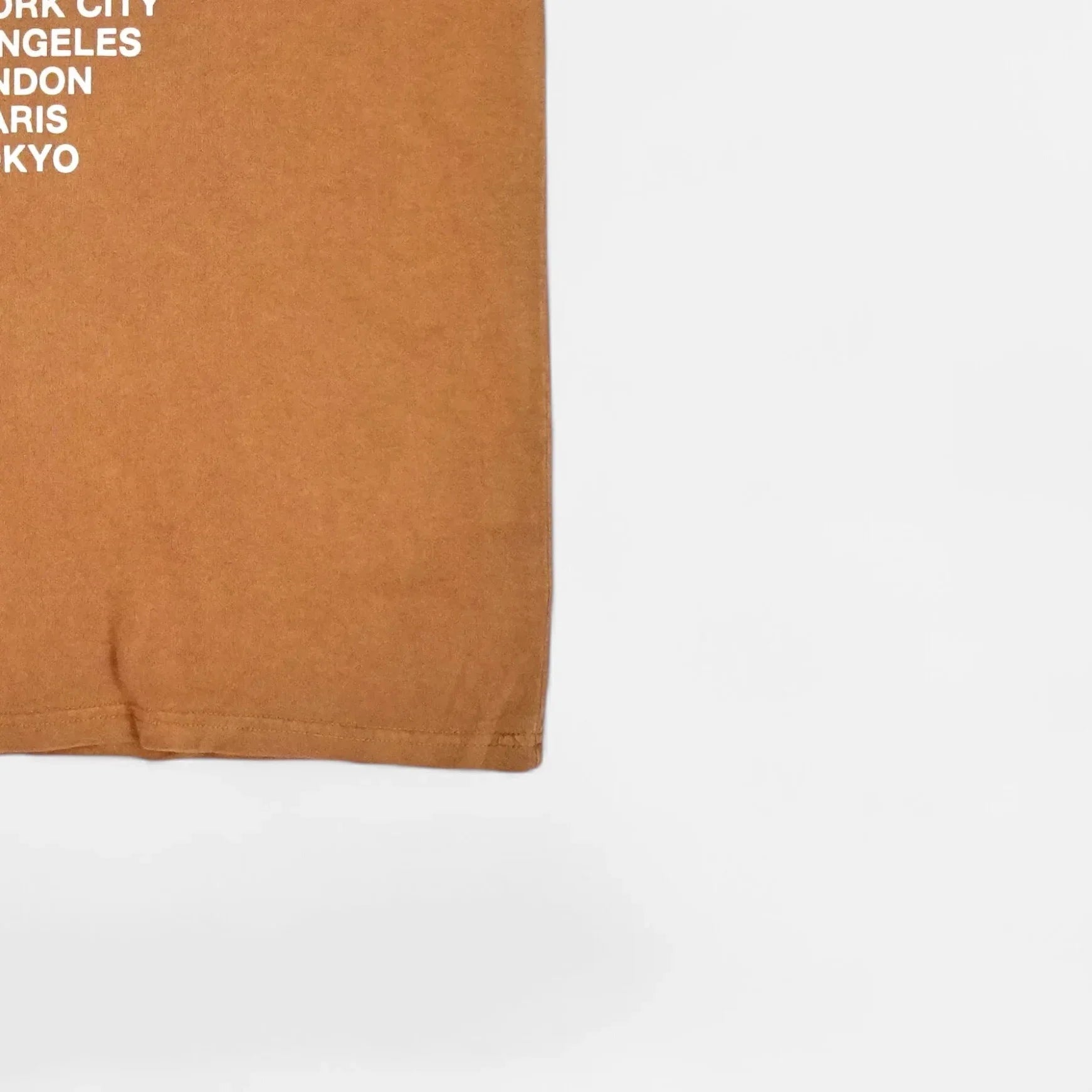 Stüssy Brown Cities Graphic T-shirt
