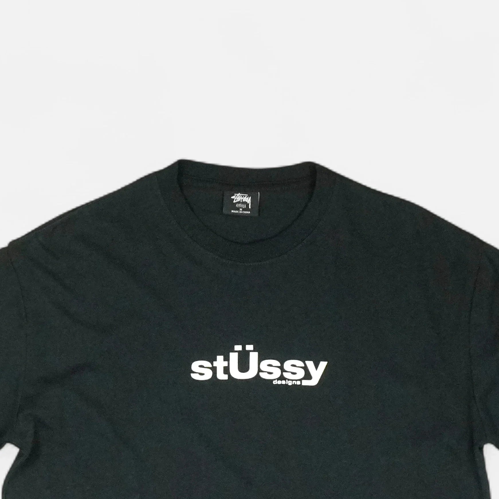 Stussy Designs Black Graphic T-shirt