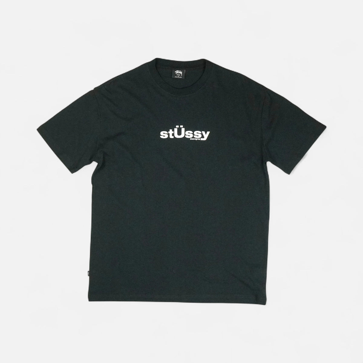 Stussy Designs Black Graphic T-shirt