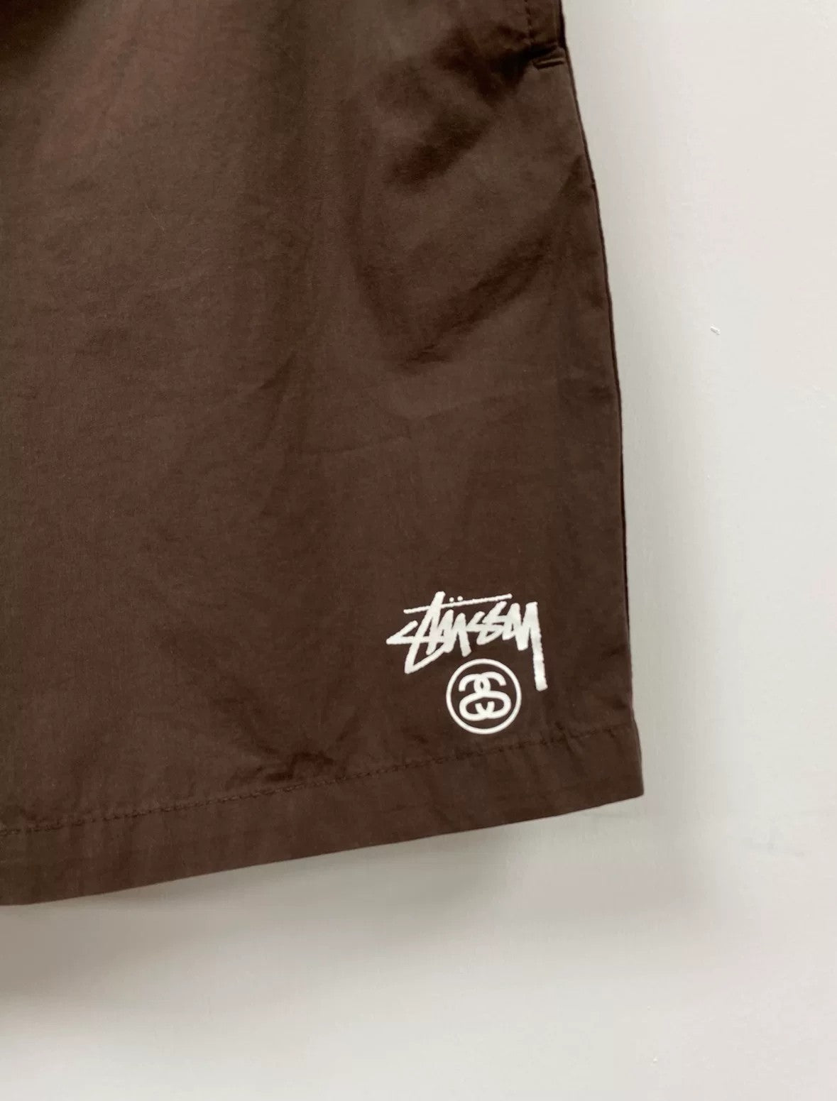 Stussy Everyday Casual Shorts with Double Logo Print