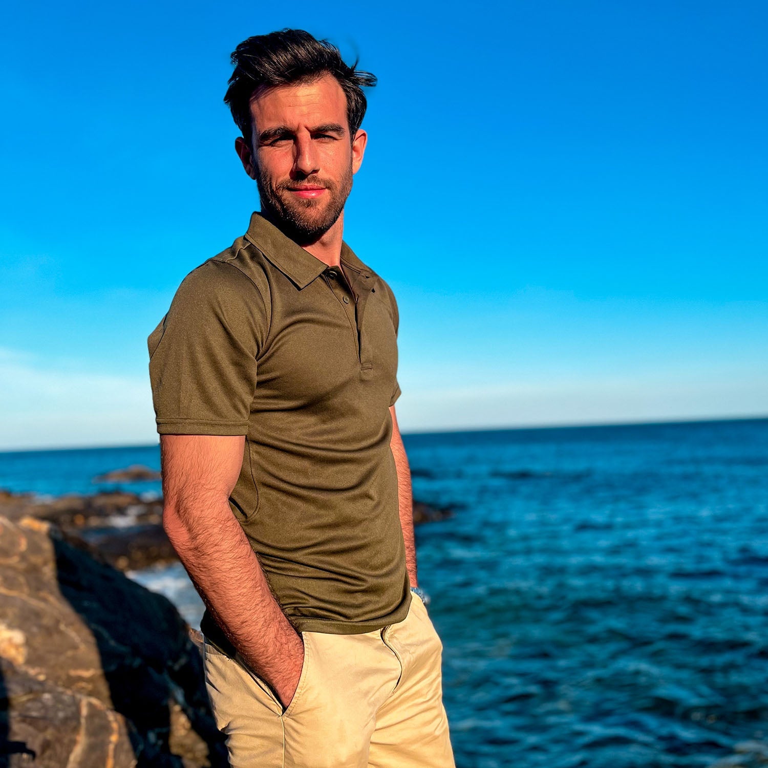 Men's Golf Quick Dry  Polo Shirt