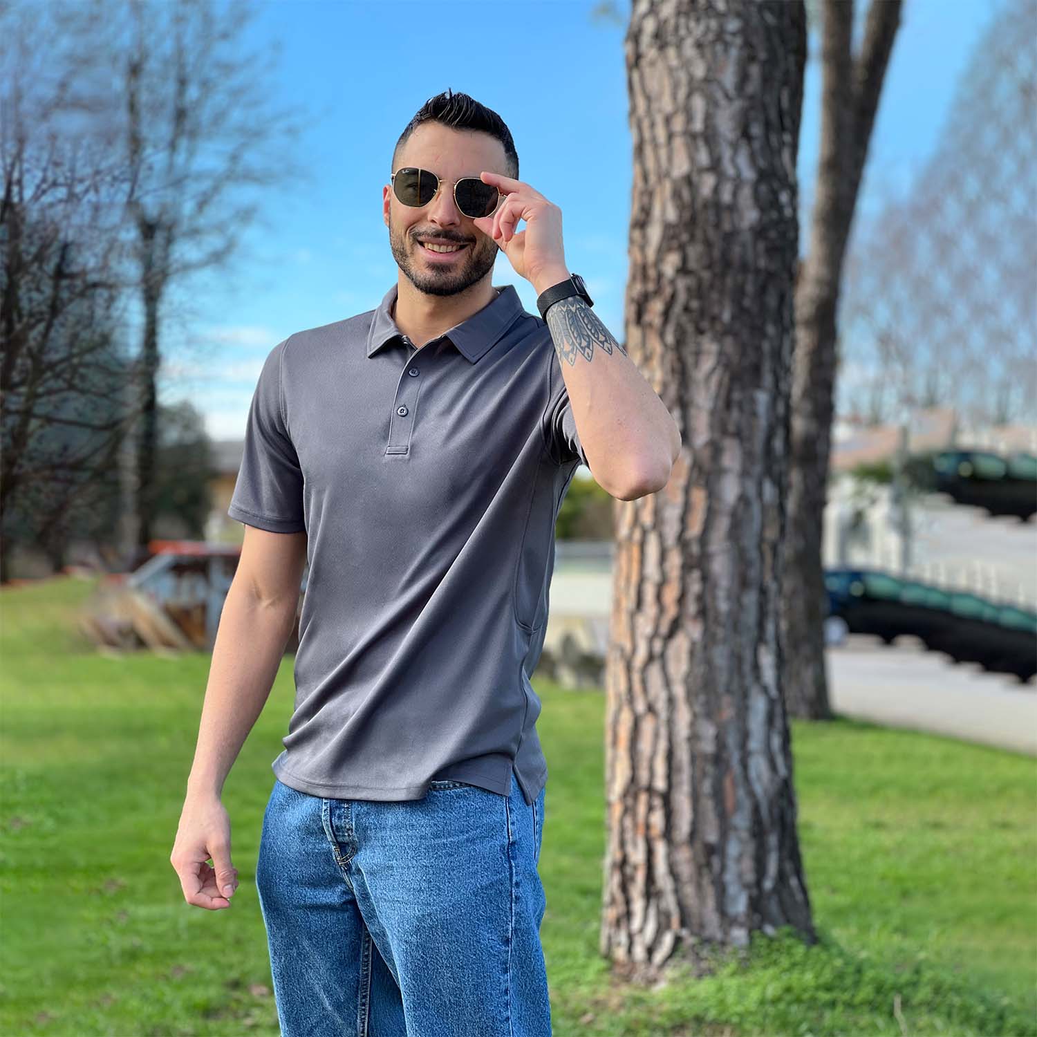 Men's Golf Quick Dry  Polo Shirt