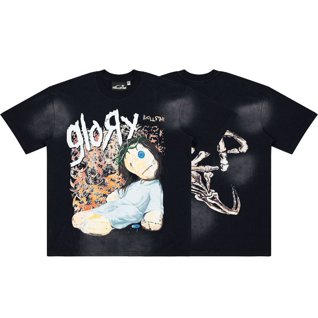 Hellstar "Glory" Thorn Doll Graphic Heavyweight Washed T-Shirt