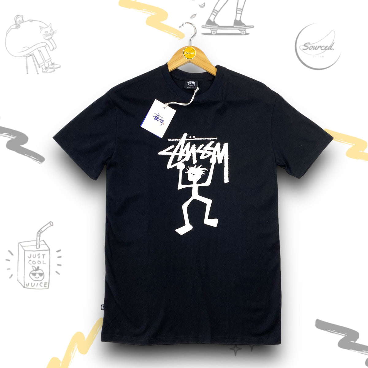 Stüssy Tribe Black T-shirt