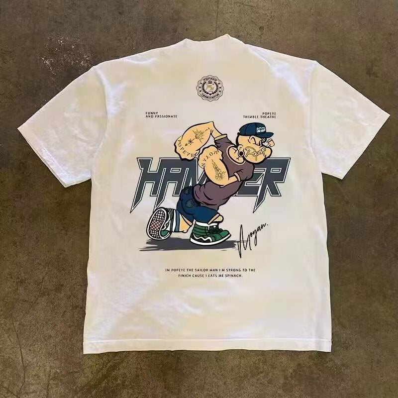 Urban Streetwear Graphic Tee – Loose Fit
