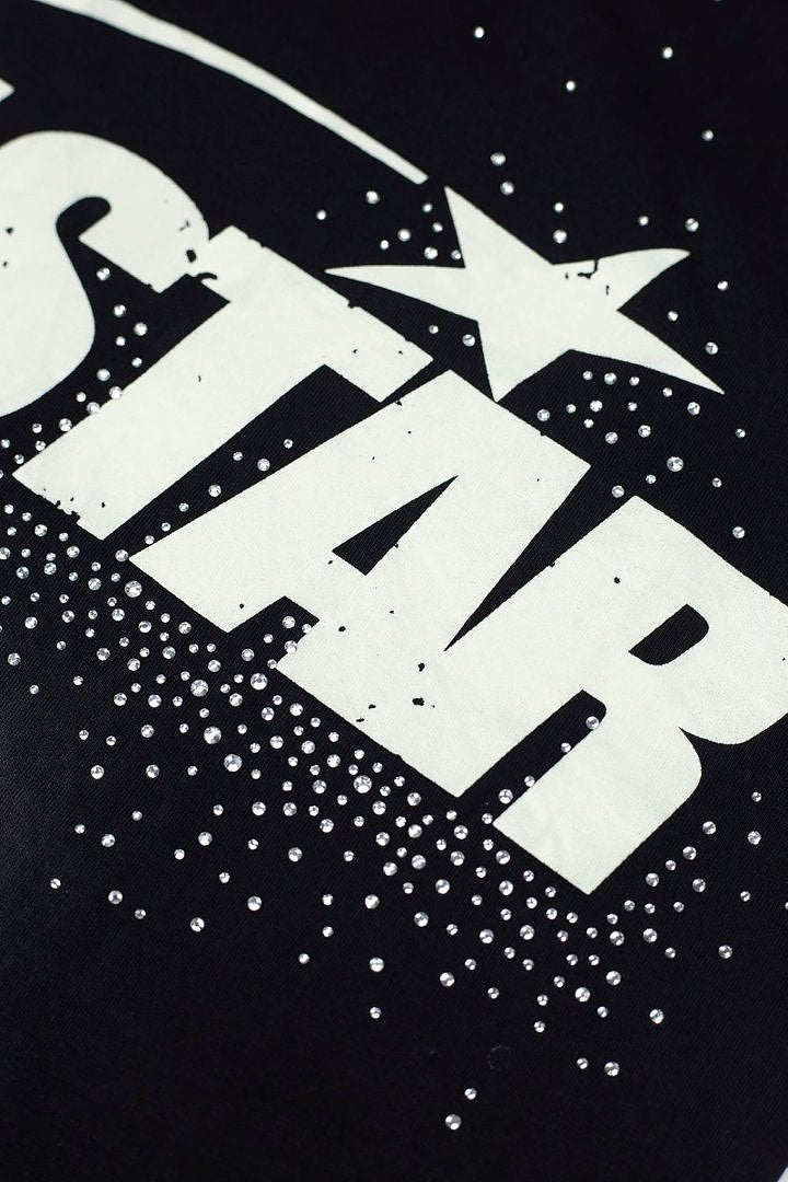 Hellstar Flame Face Star Graphic Heavyweight Washed T-Shirt