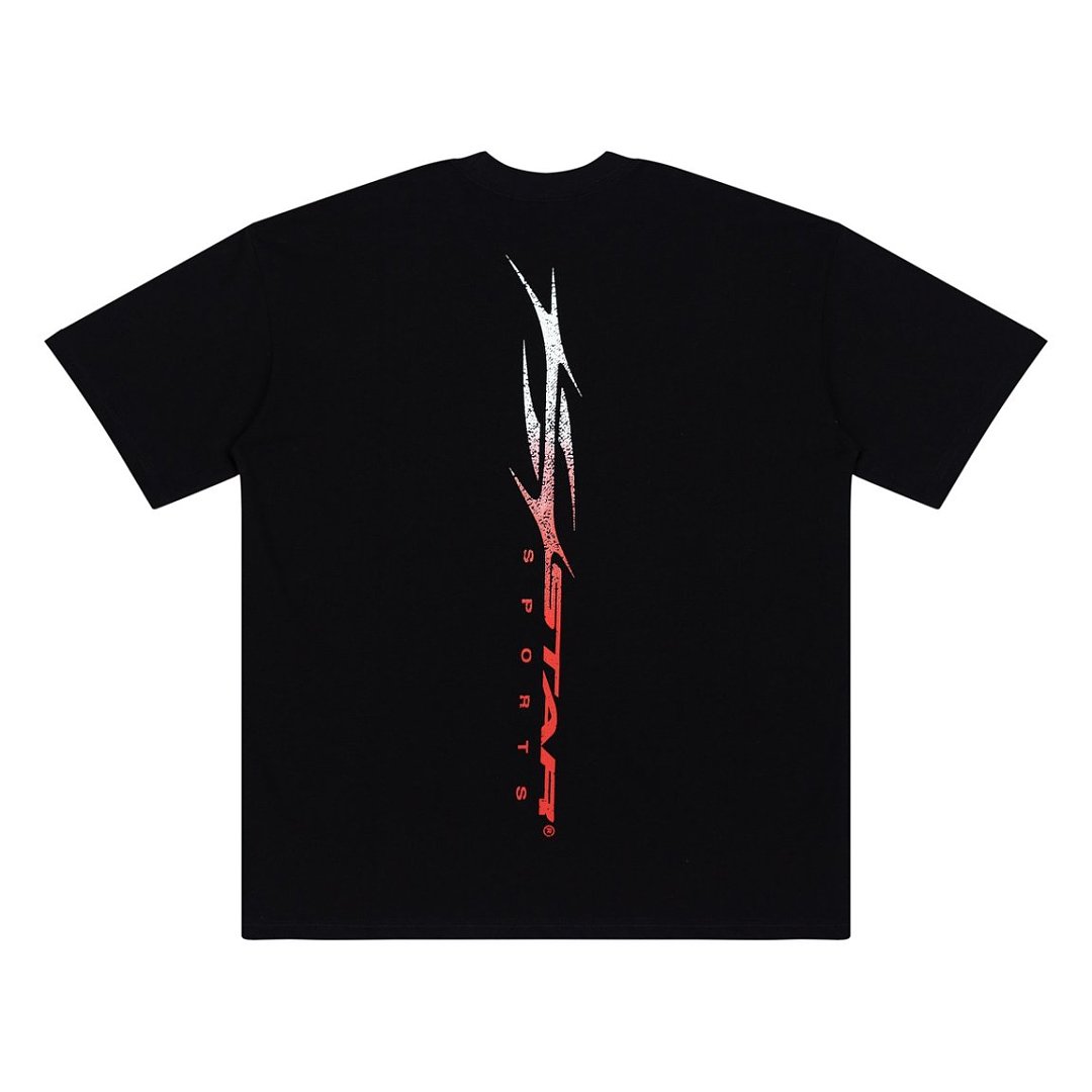 Hellstar Abstract Racing Stripe Graphic T-Shirt