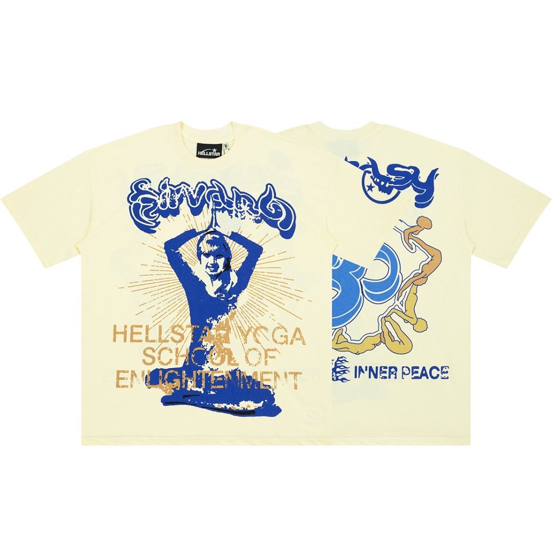 Hellstar Yoga School of Enlightenment Graphic T-School T-Shirt