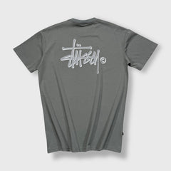 Stüssy Grey Graffiti Logo T-shirt