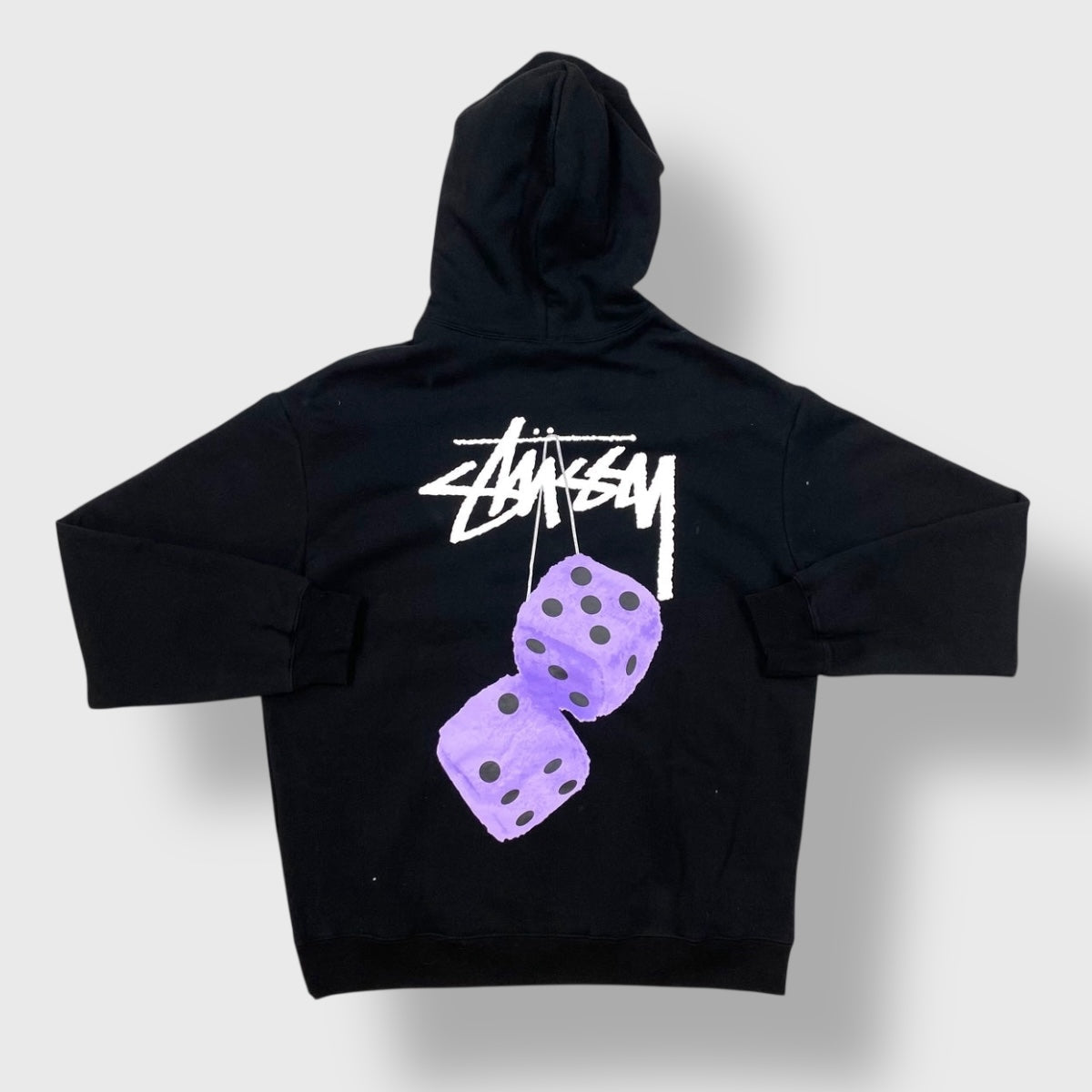 Stüssy Dice Purple Graphic Hoodie