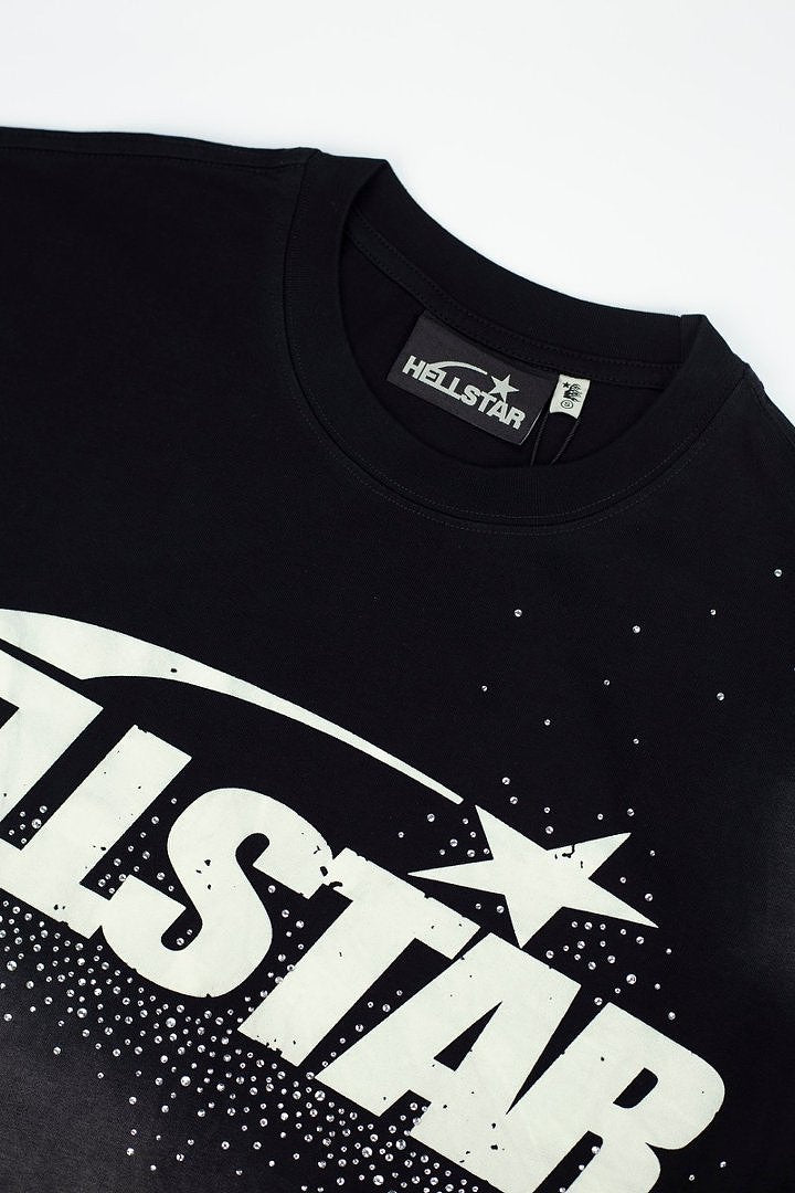 Hellstar Flame Face Star Graphic Heavyweight Washed T-Shirt