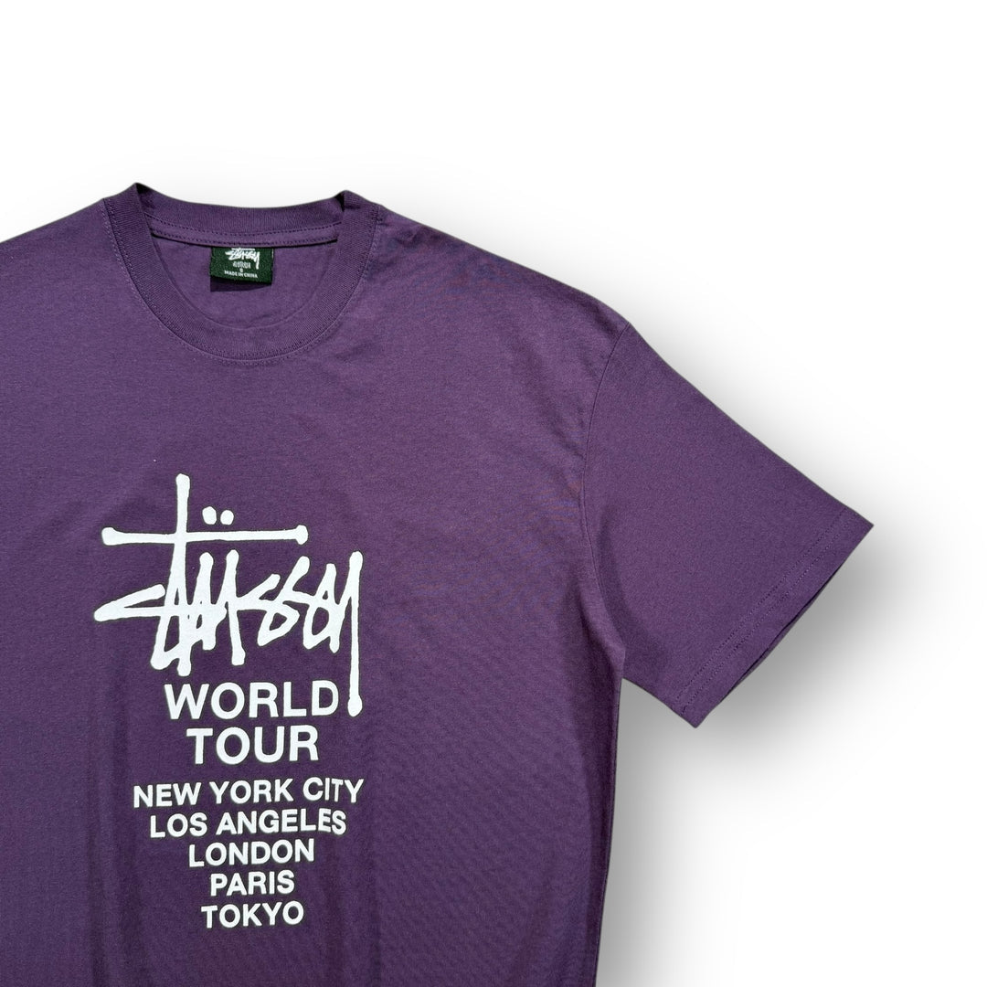 Stüssy Purple World Tour T-shirt