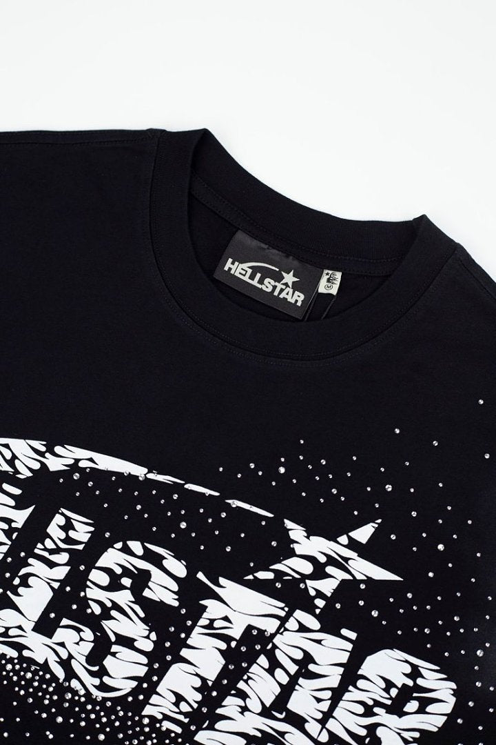 Hellstar Gradient Block Logo Heavyweight Washed T-Shirt