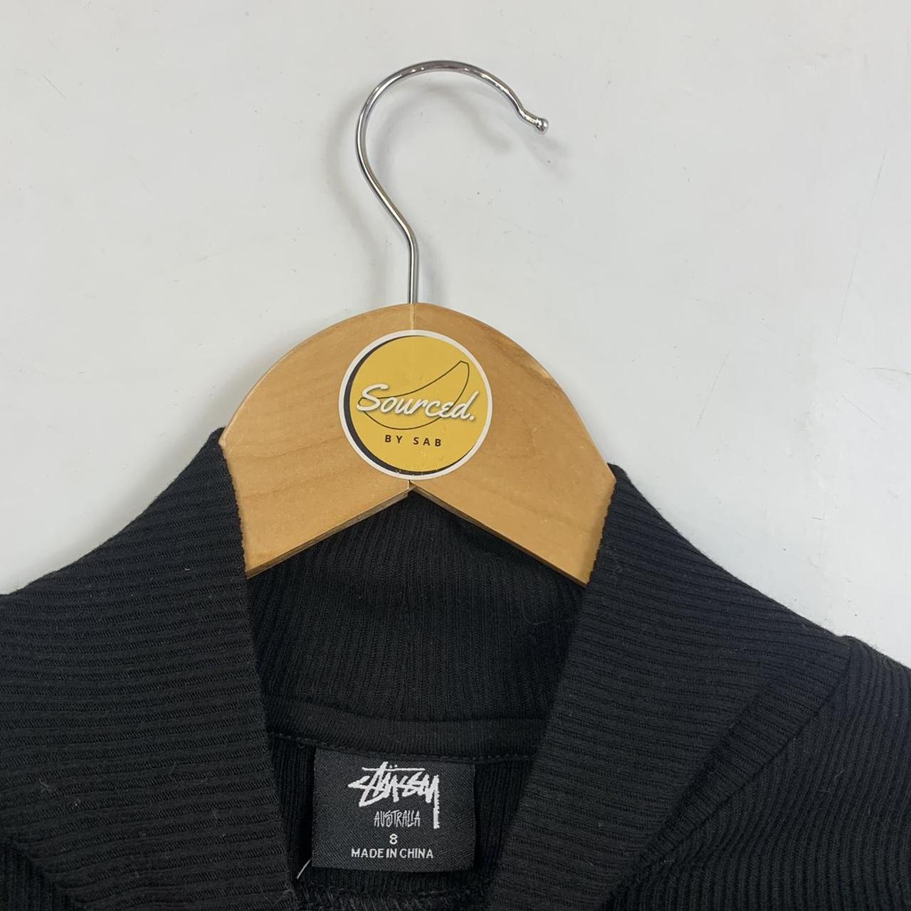 Stüssy Embroidered Spellout Top Mcentre Chest Logo (S)