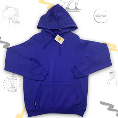 Stüssy Blue Hoodie Spell-out On Hood (XL)