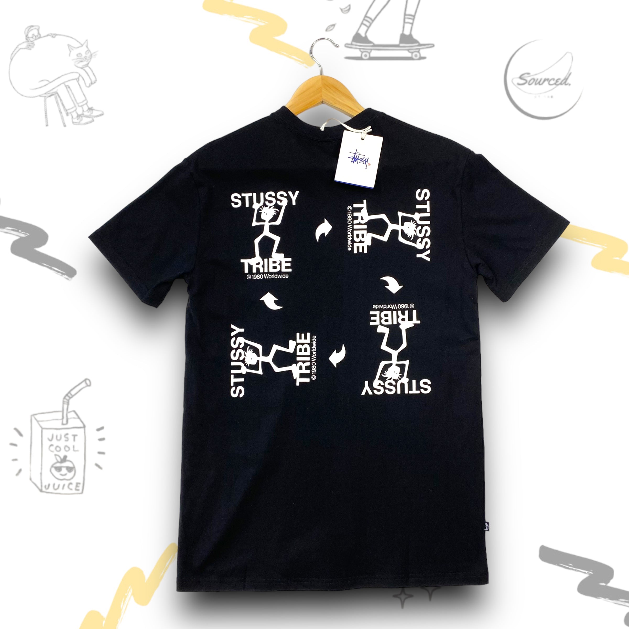Stüssy Tribe Black T-shirt